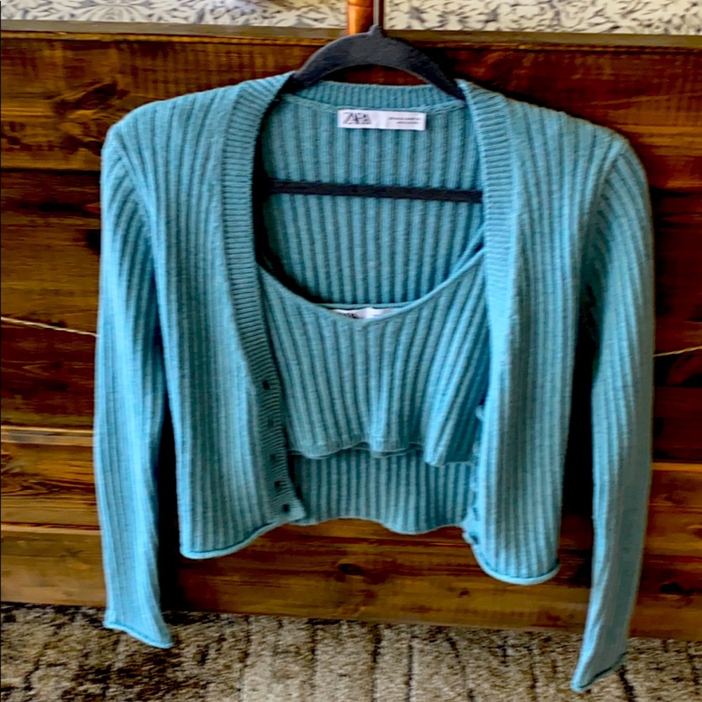 Sweater with tank top